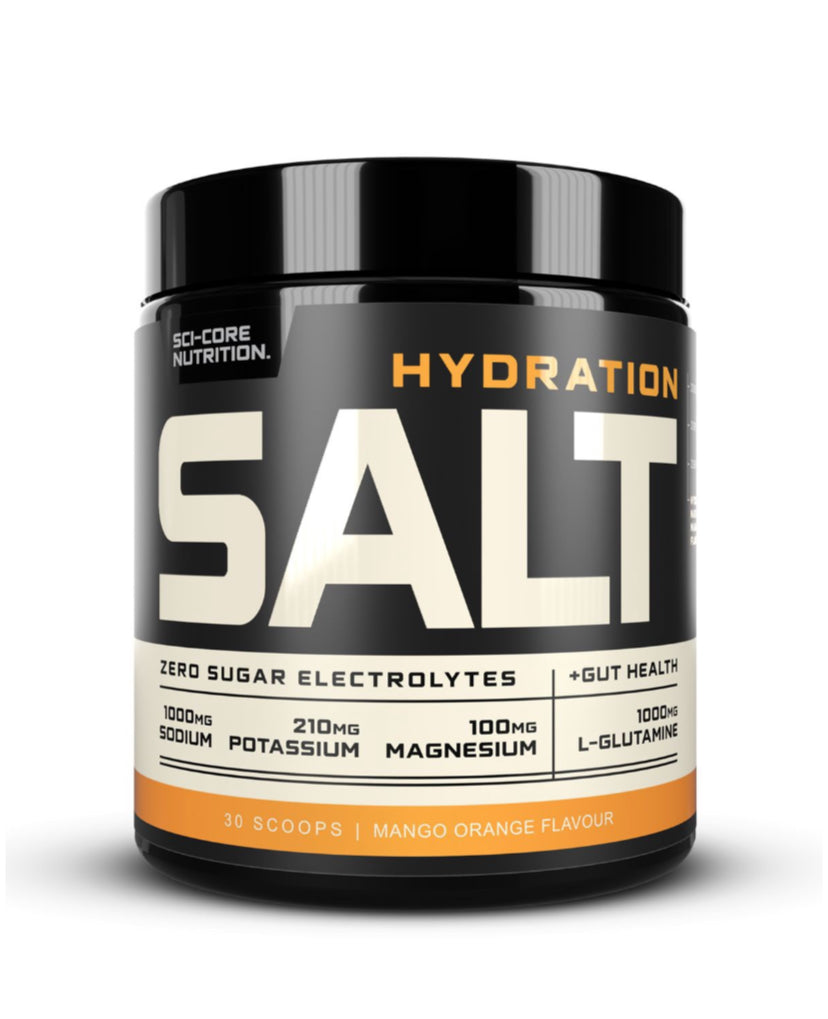 Hydration Salt - Zero Sugar Electrolytes - 30 Servings - Mango Orange