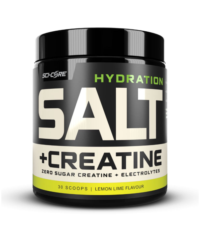 Hydration Salt + CREATINE Zero Sugar Electrolytes -30 servings- Lemon Lime