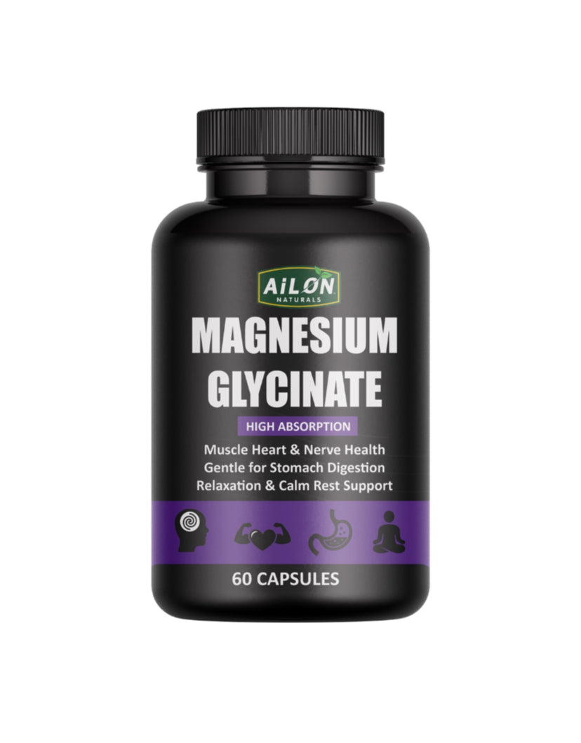 Magnesium Glycinate - High Absorption, Muscle & Sleep Support